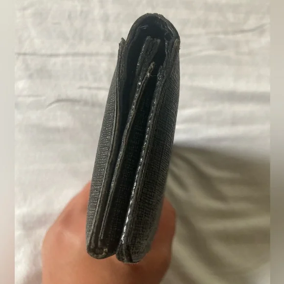 Vintage GUCCI Black Leather Wallet